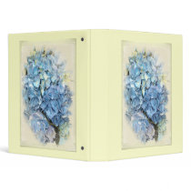 Blue Hydrangea binders by loraseverson Blue Hydrangea binders