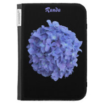 Blue Hydrangea Blossom Floral Kindle Case caseable cases
