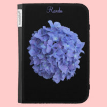 Blue Hydrangea Blossom Floral Kindle Case caseable cases