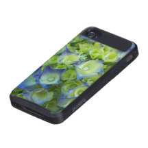 Blue Hydrangea Buds Case For iPhone 4