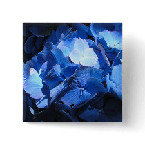 Blue Hydrangea - Button #1