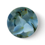 Blue Hydrangea Flower II Round Pin