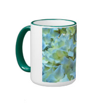 Blue Hydrangea Flower III mugs