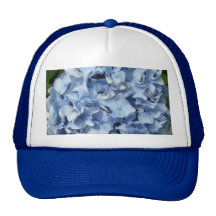 Blue Hydrangea Flower Mesh Hats