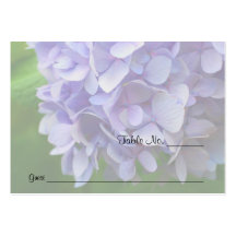 Blue Hydrangea Flower Wedding Table Place Cards Business Card Templates