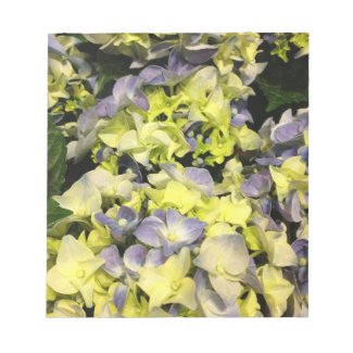 Blue Hydrangea Flowers Floral Pattern