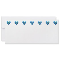 Blue Hydrangea Heart Rack Cards