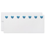 Blue Hydrangea Heart Rack Cards