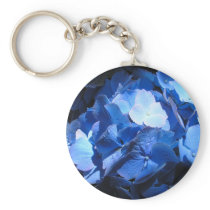 Blue Hydrangea - Keychain