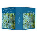 Blue Hydrangea Large Our Wedding Binder