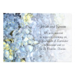 Blue Hydrangea Marriage Announcement
