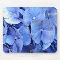 blue hydrangea mousepads