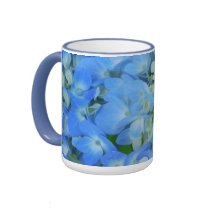 Blue Hydrangea Mug