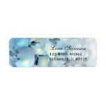 Blue Hydrangea Return Address Labels