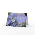 Blue Hydrangea Scripture Birthday card