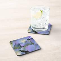 Blue Hydrangea  Set of Coasters
