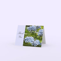 Blue Hydrangea Thank You cards