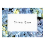 Blue Hydrangea Wedding Flat Stationery Note Cards Invite