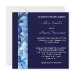 Blue Hydrangea Wedding Invitation