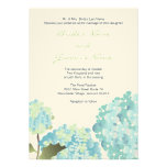 Blue Hydrangea Wedding Invitation invitations