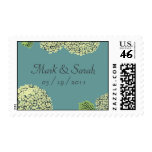 Blue Hydrangea Wedding Postage