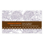 Blue Hydrangea with Lace Profile / Mommy Card Business Card Template