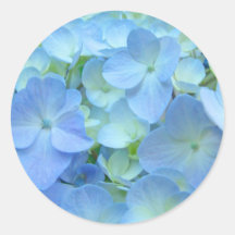 Blue Hydrangeas stickers seals Flowers Floral