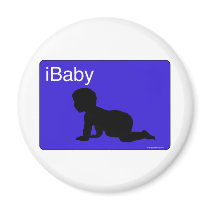 Blue iBaby Refrigerator Magnets