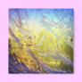 Blue ice leaves