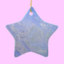 Blue ice christmas tree ornaments