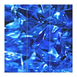 Blue Ice Stretched Canvas Print 40x40"