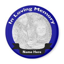 Blue In Memory Of Magnet