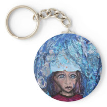 "Blue in the Rain" keychains