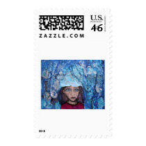 "Blue in the Rain" stamps