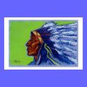 Blue Indian posters