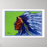 Blue Indian posters