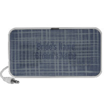 Blue Indigo Wedding Doodle speakers