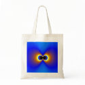 Blue Infinity Fractal Bags