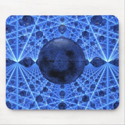Blue Infinity Mousepad by jasonmit