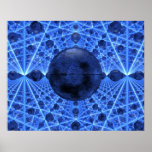 Blue Infinity Posters
