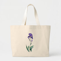 Blue Iris by PMACarlson Canvas Bag