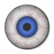 Blue Iris Eyeball Magnet