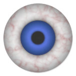Blue Iris Eyeball Sticker
