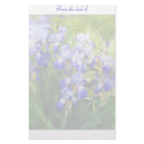 Blue Iris Impressions Customizeable Stationery Design