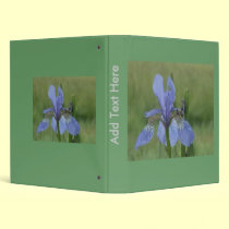 Blue Iris Notebook binders