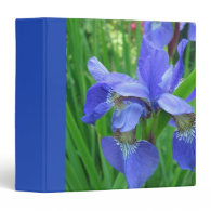 blue irises binder