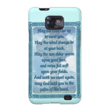 Blue Irish Blessing Samsung Galaxy S2 Case