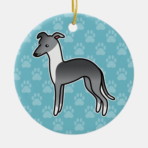 blue irish italian greyhound ornaments zazzle blue irish italian greyhound ornaments zazzle