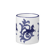 Blue J. Mug