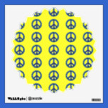 Blue Jagged Peace Tiled Starburst Wall Decal wall decals